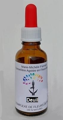 Remede deuil fleurs de bach marie michele flamant conseillere agreee